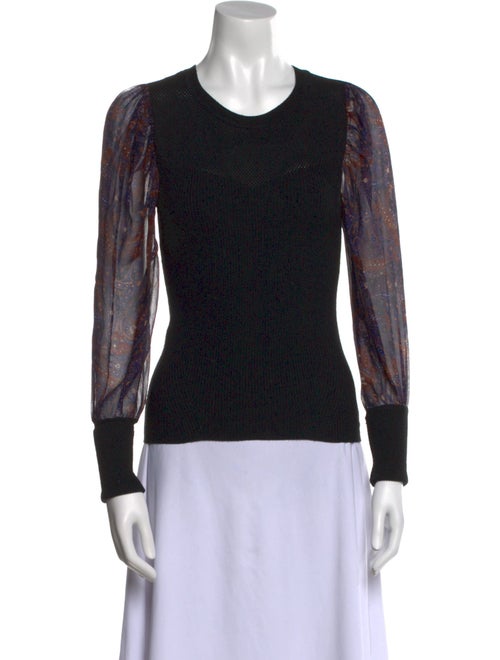 Veronica Beard Merino Wool Printed Sweater