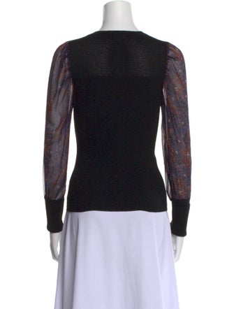 Veronica Beard Merino Wool Printed Sweater