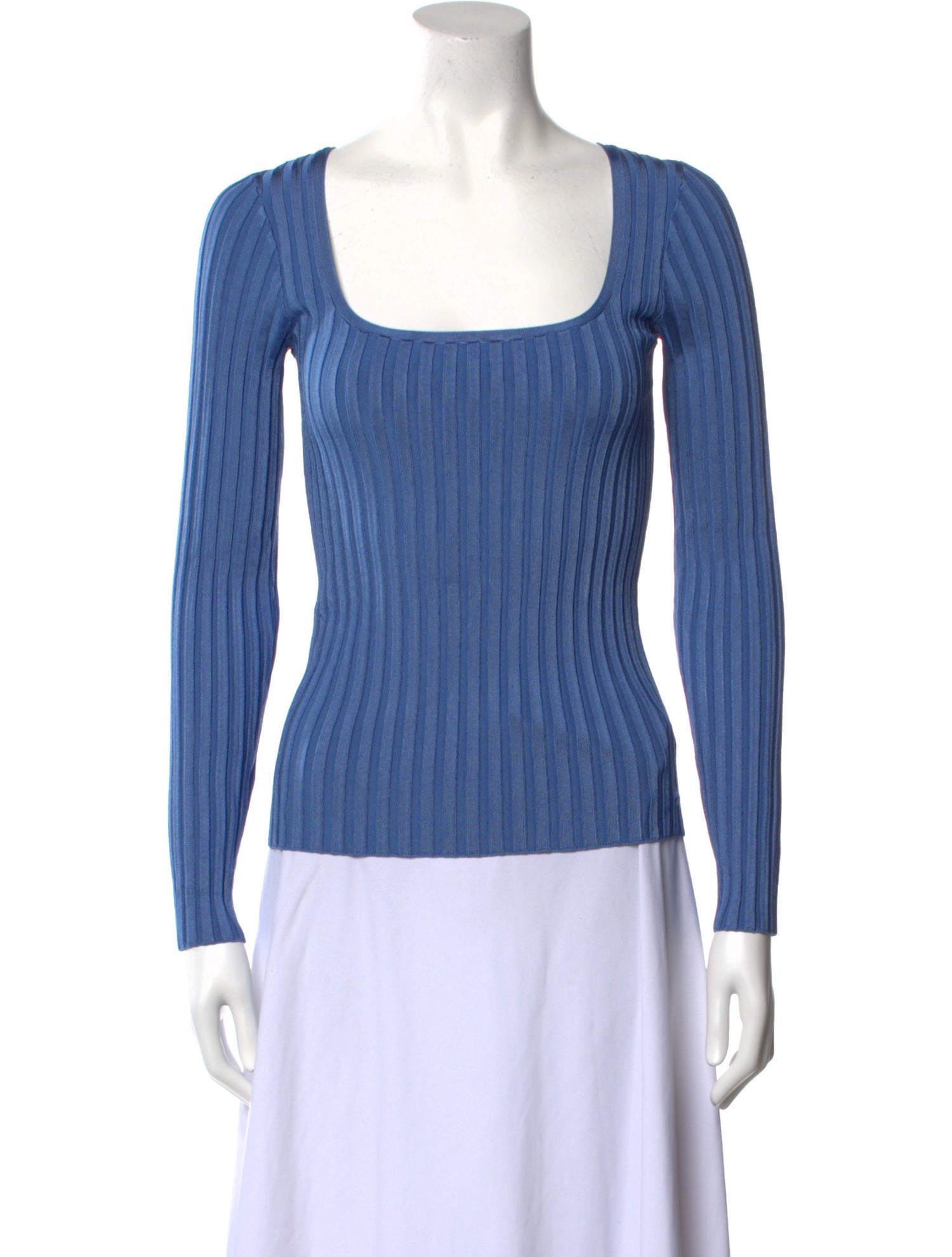 Veronica Beard Square Neckline Long Sleeve Top w/ Tags