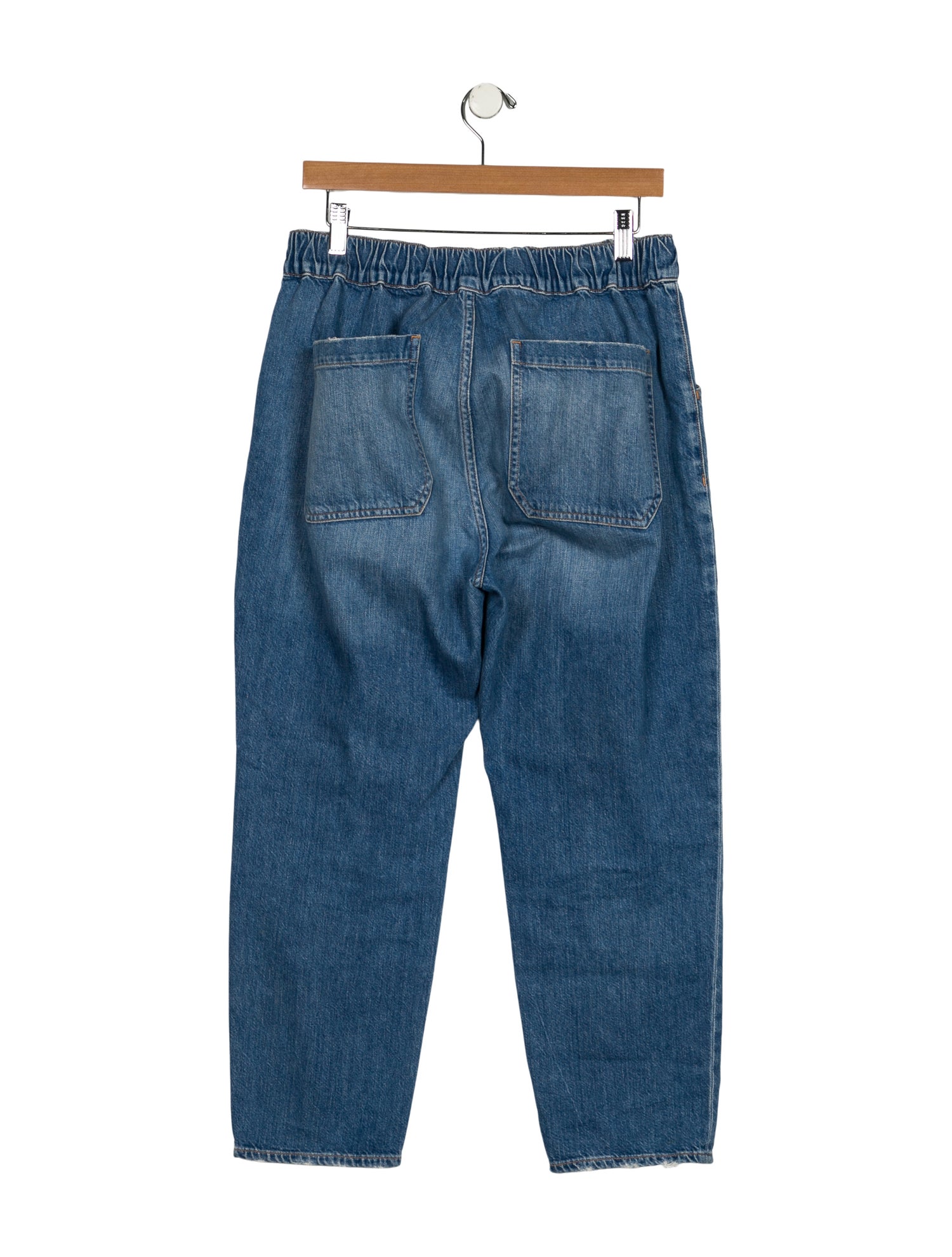 Veronica Beard High-Rise Straight Leg Jeans