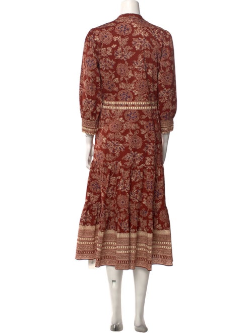 Veronica Beard Printed Midi Length Dress