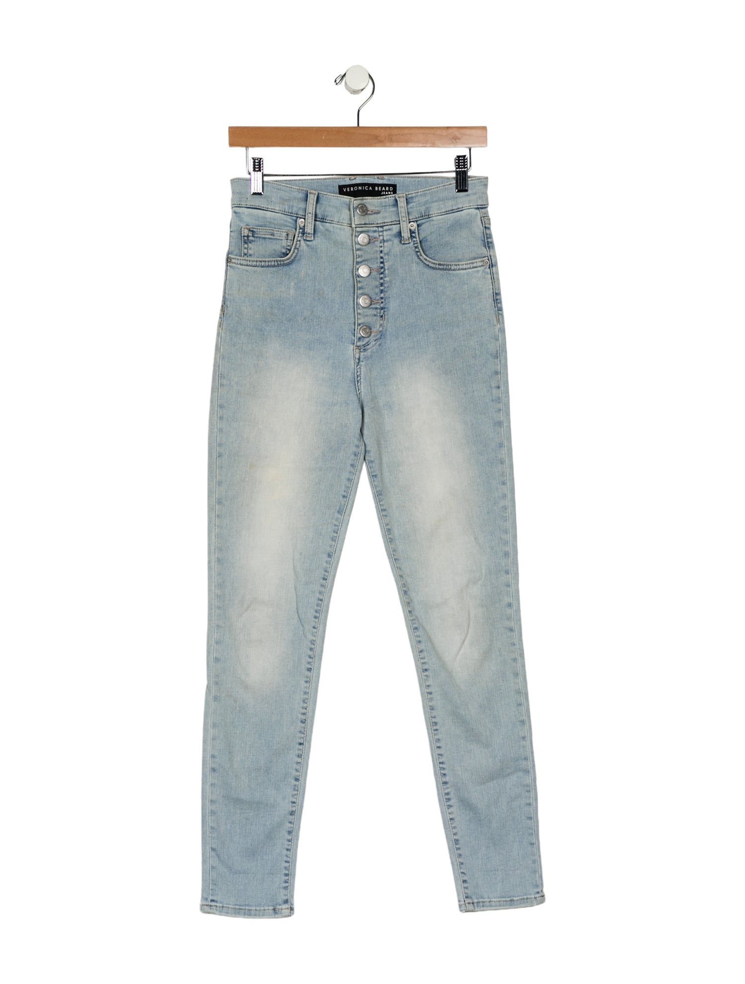 Veronica Beard Mid-Rise Skinny Leg Jeans