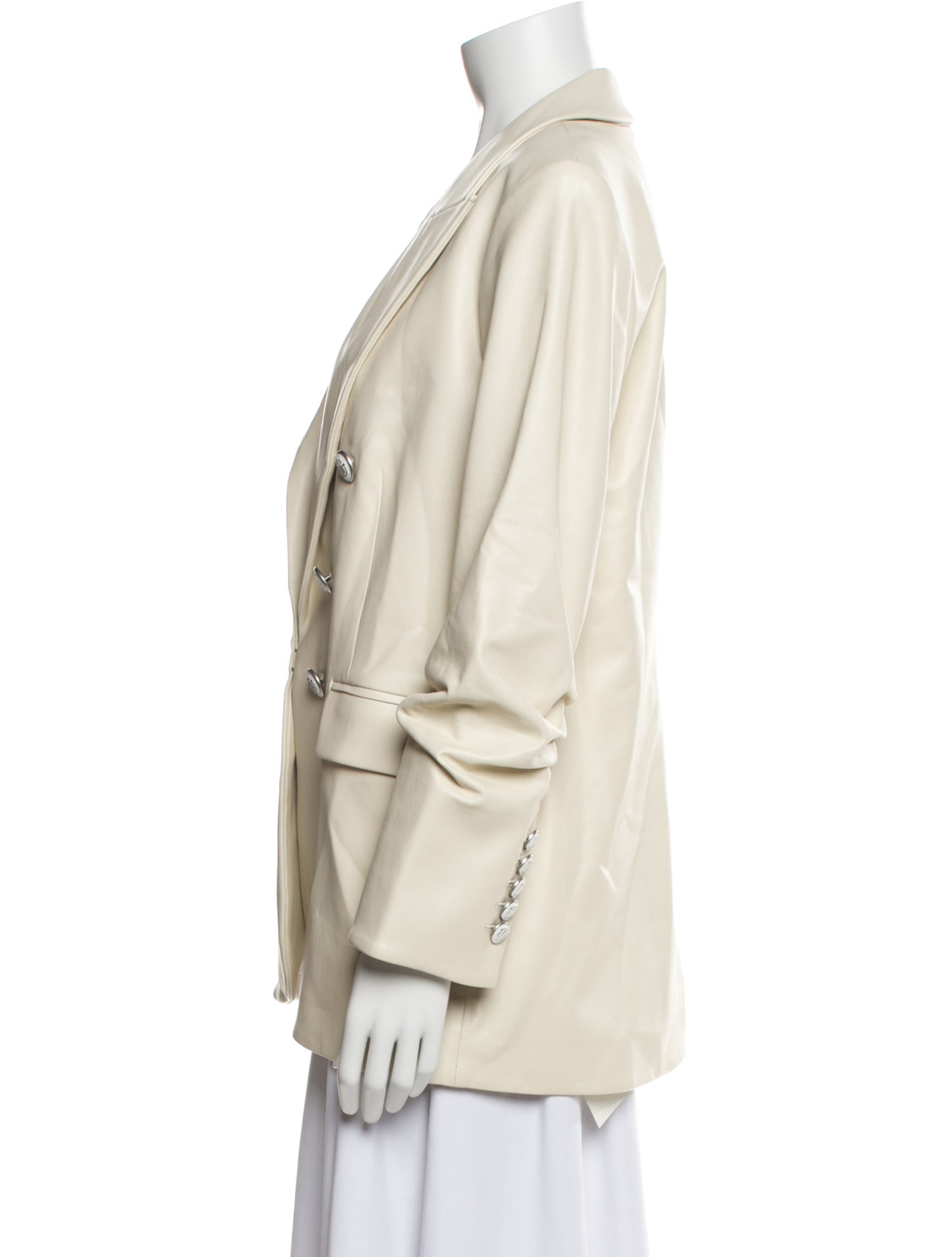 Veronica Beard Faux Leather Blazer