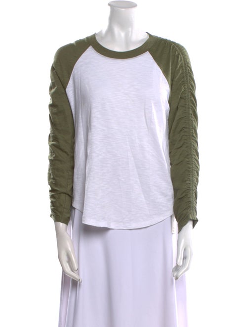 Veronica Beard Scoop Neck Long Sleeve Sweatshirt