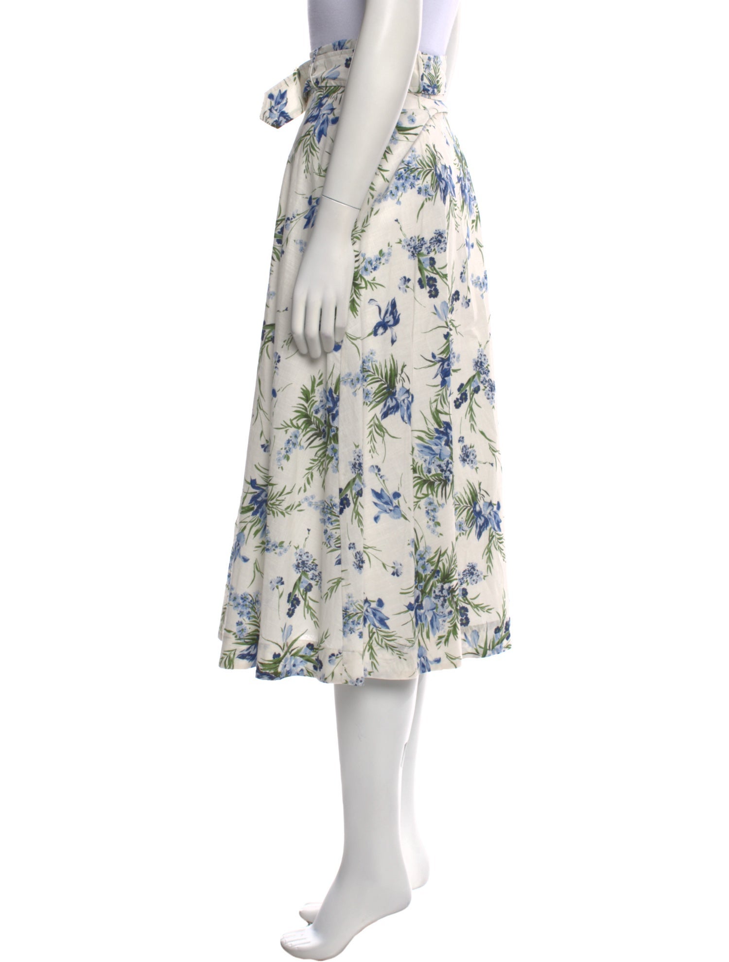 Veronica Beard Floral Print Midi Length Skirt w/ Tags