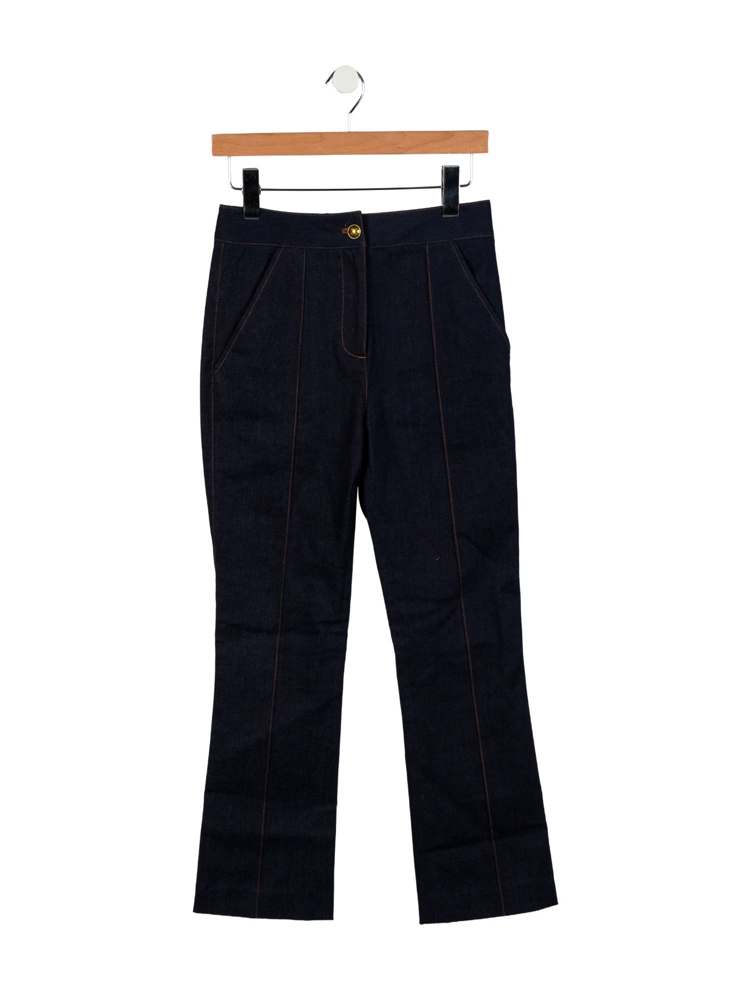 Veronica Beard High-Rise Straight Leg Jeans w/ Tags