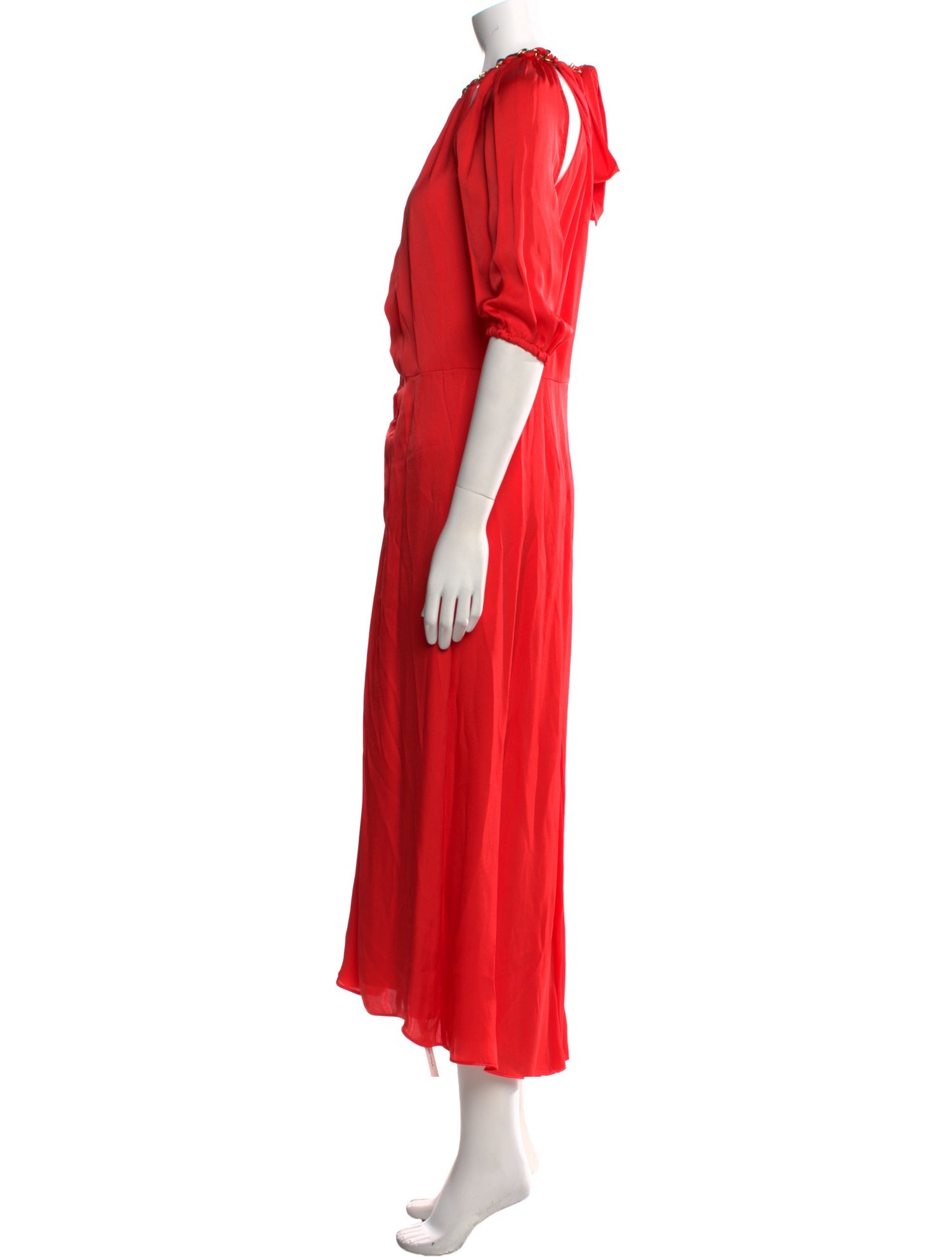 Veronica Beard Crew Neck Long Dress