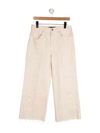 Veronica Beard High-Rise Wide Leg Jeans