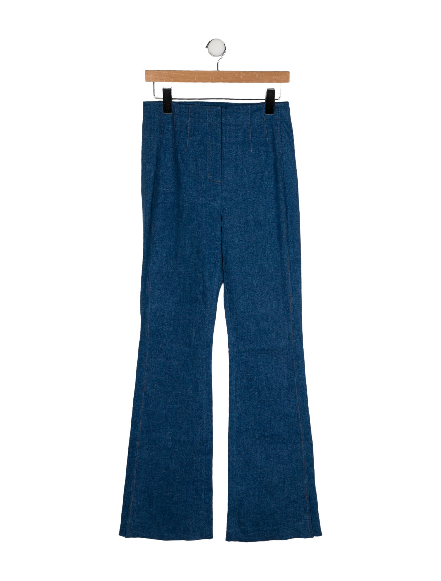 Veronica Beard High-Rise Wide Leg Jeans
