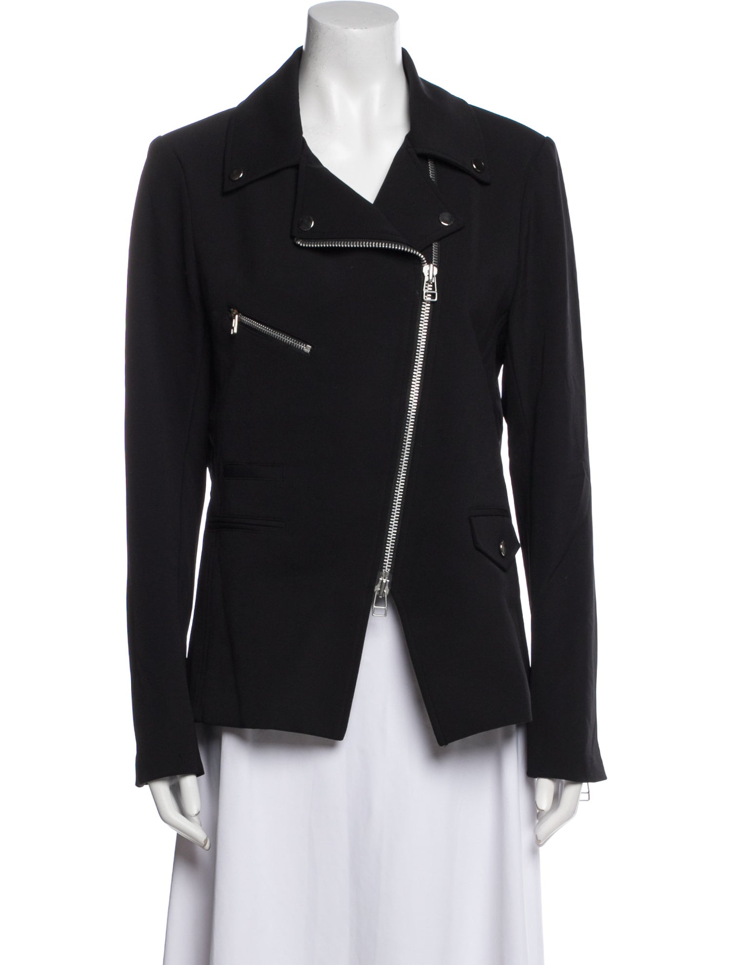 Veronica Beard Nylon Biker Jacket