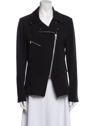 Veronica Beard Nylon Biker Jacket