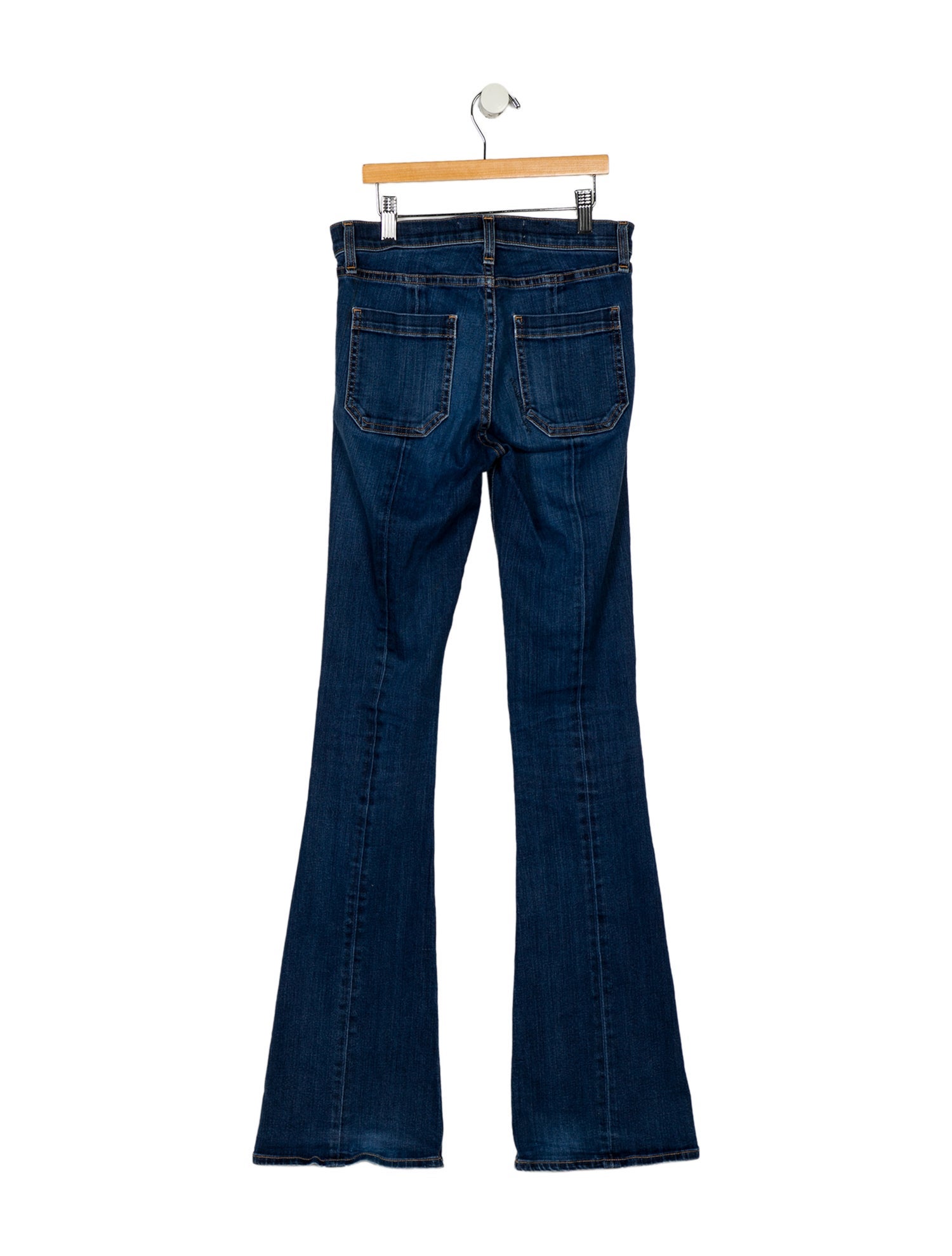 Veronica Beard Mid-Rise Wide Leg Jeans