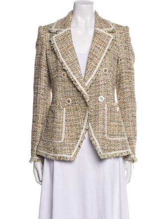 Veronica Beard Plaid Print Blazer