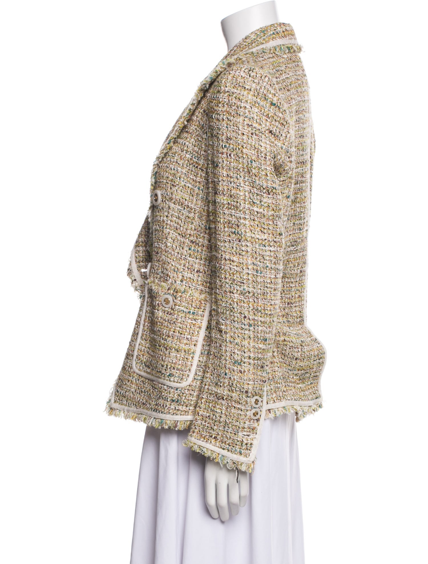 Veronica Beard Plaid Print Blazer