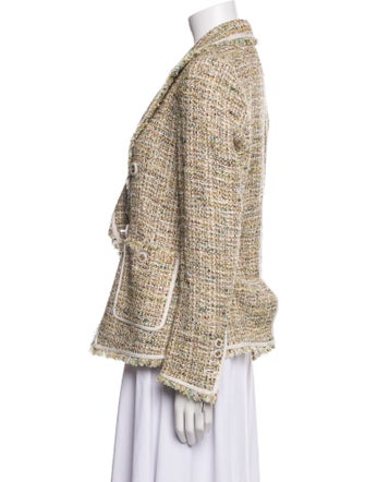 Veronica Beard Plaid Print Blazer