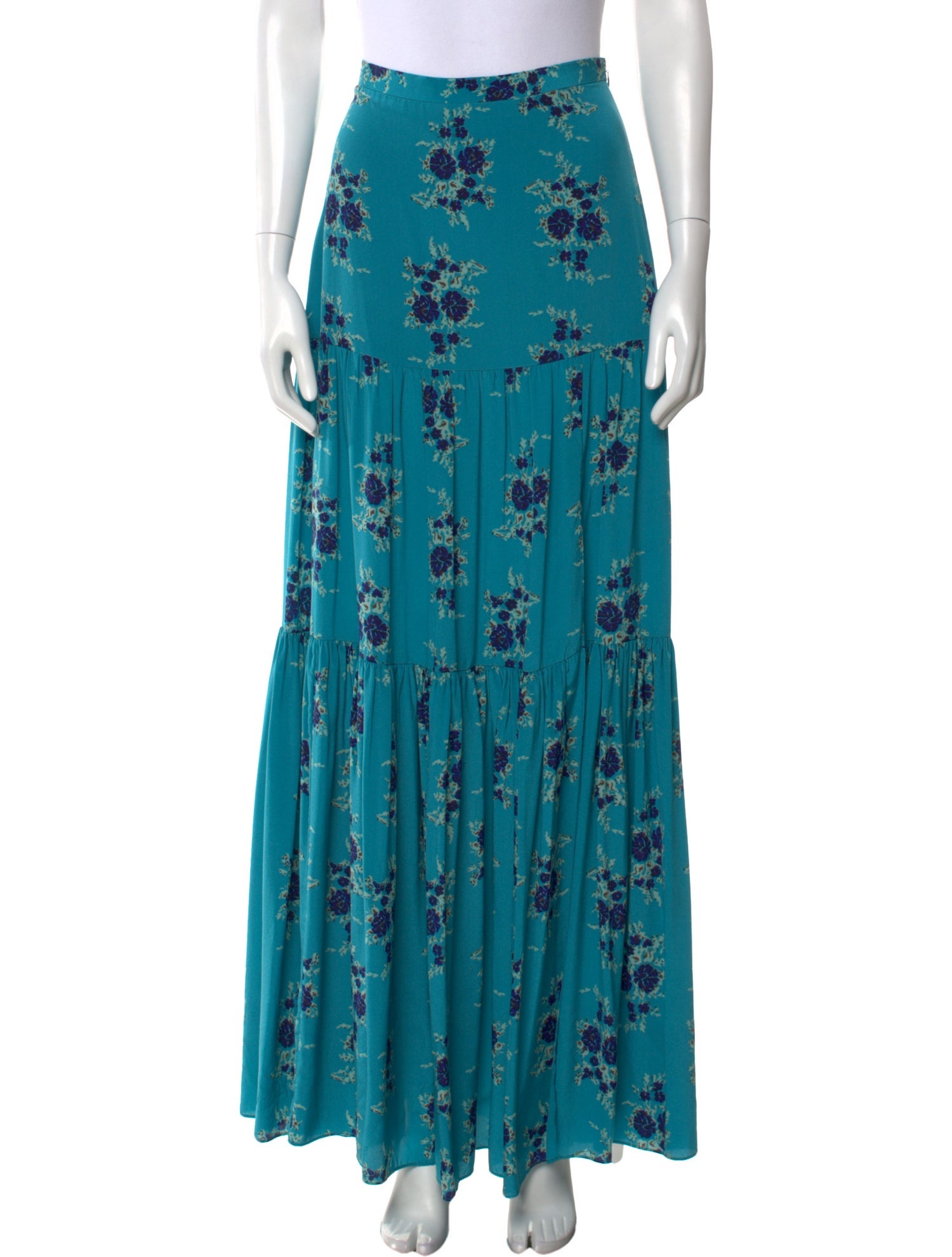 Veronica Beard Silk Long Skirt
