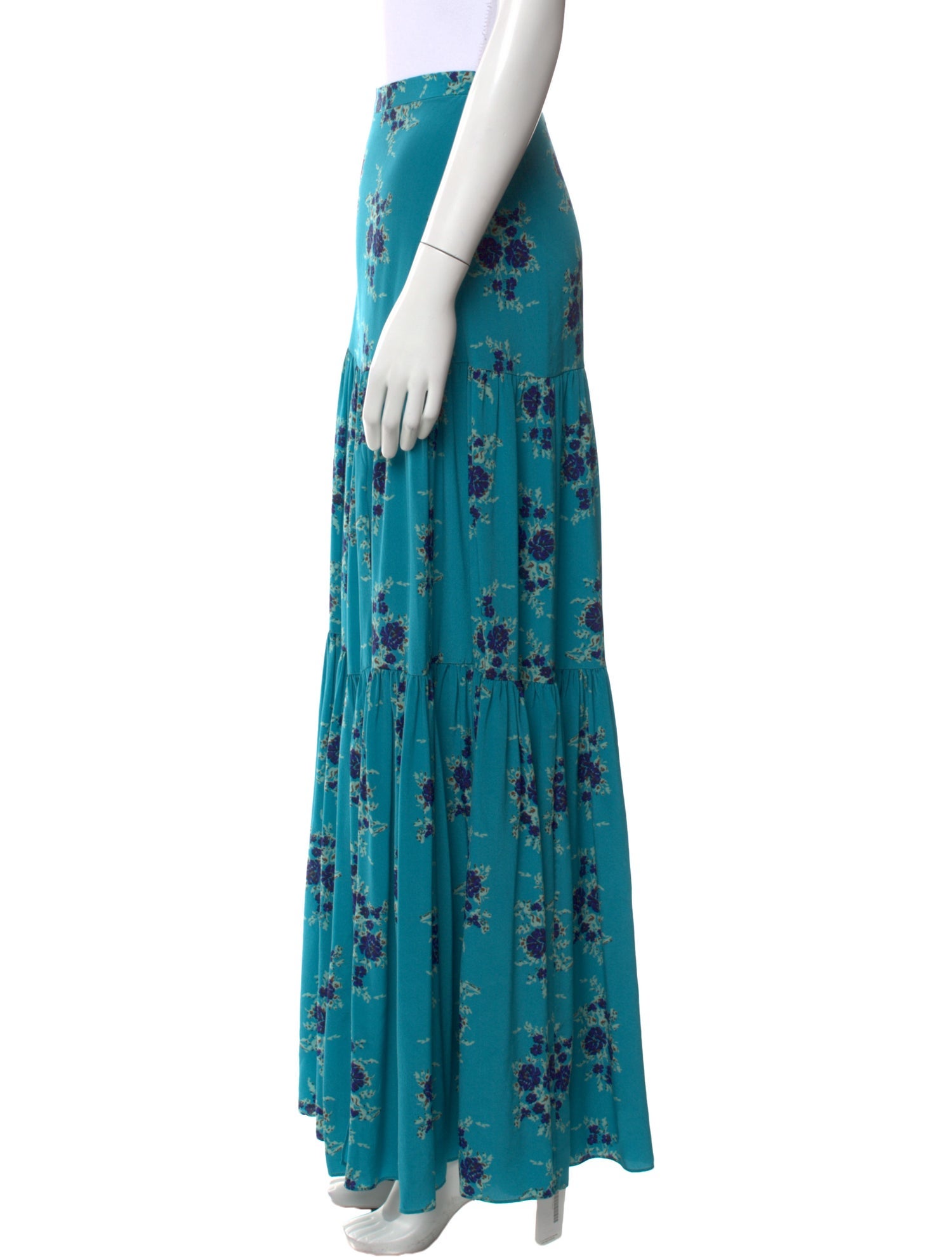 Veronica Beard Silk Long Skirt