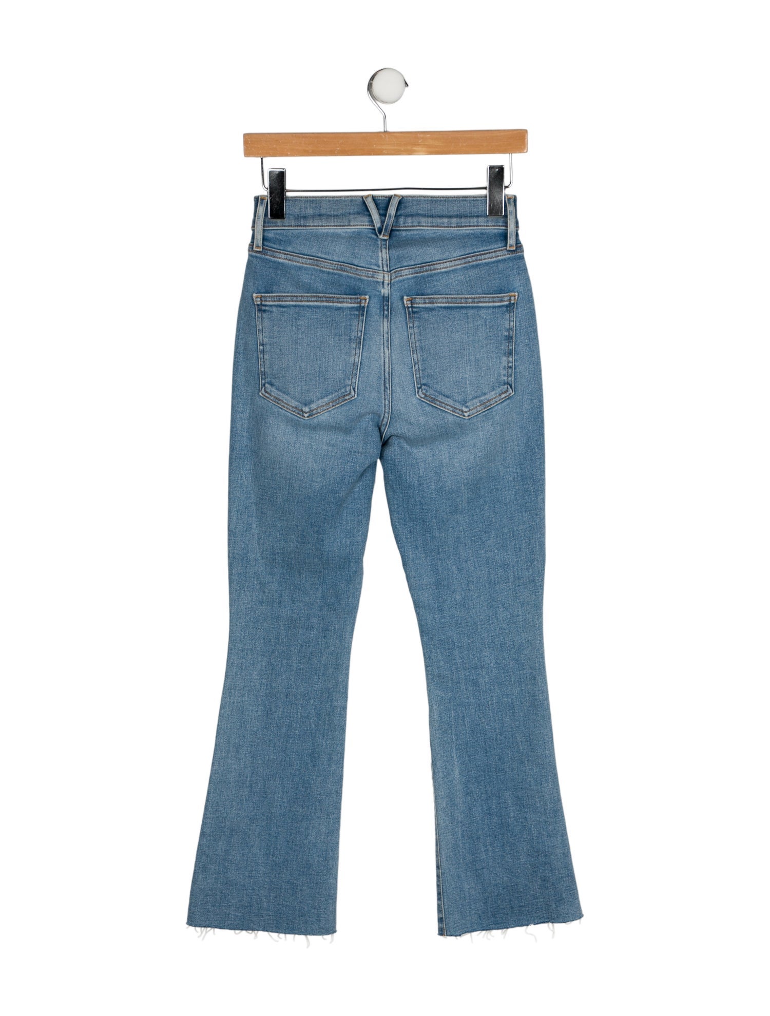 Veronica Beard Mid-Rise Straight Leg Jeans