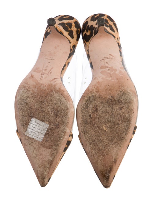 Veronica Beard Canvas Animal Print Mules