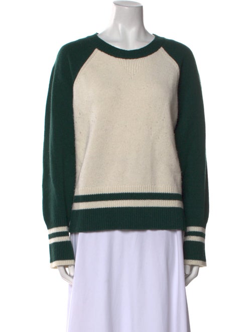 Veronica Beard Wool Colorblock Pattern Sweater