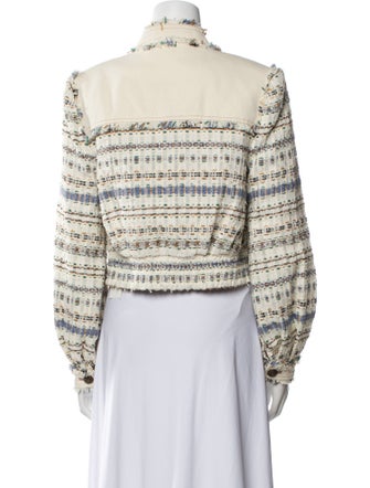 Veronica Beard Tweed Pattern Evening Jacket