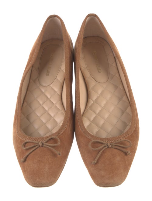 Veronica Beard Suede Bow Accents Ballet Flats