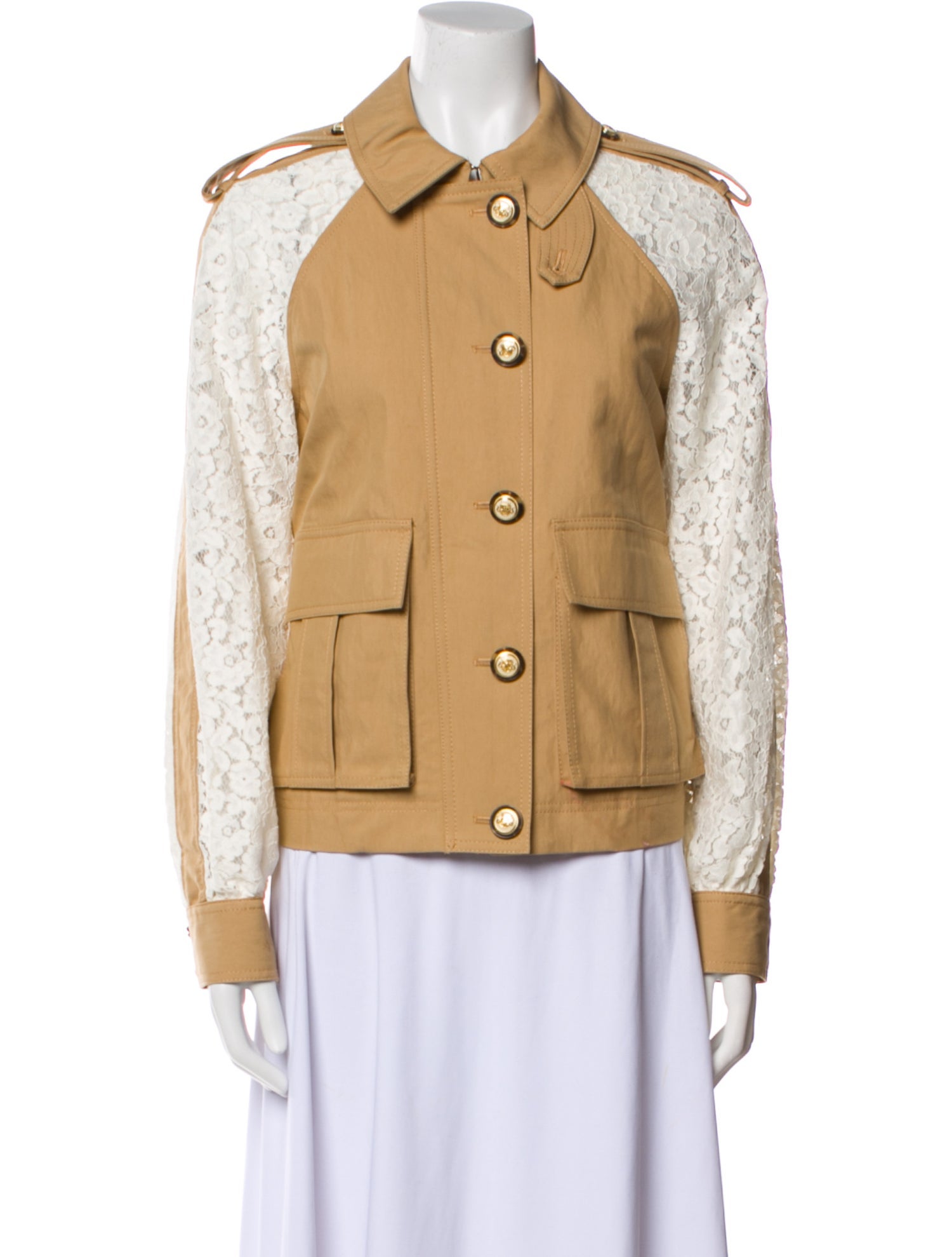 Veronica Beard Lace Pattern Evening Jacket