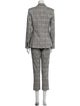 Veronica Beard Plaid Print Pantsuit