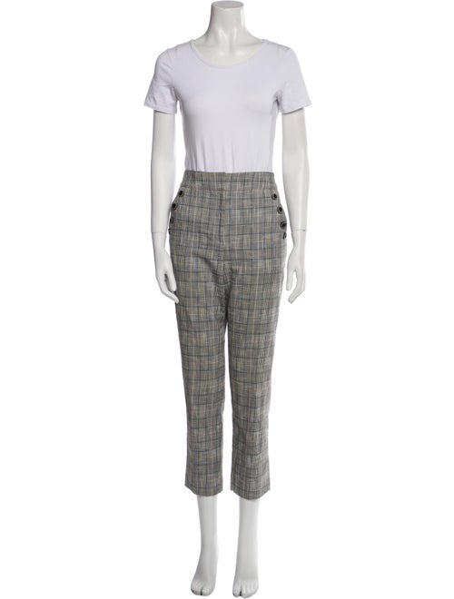 Veronica Beard Plaid Print Pantsuit