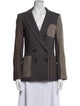 Veronica Beard Houndstooth Print Peacoat