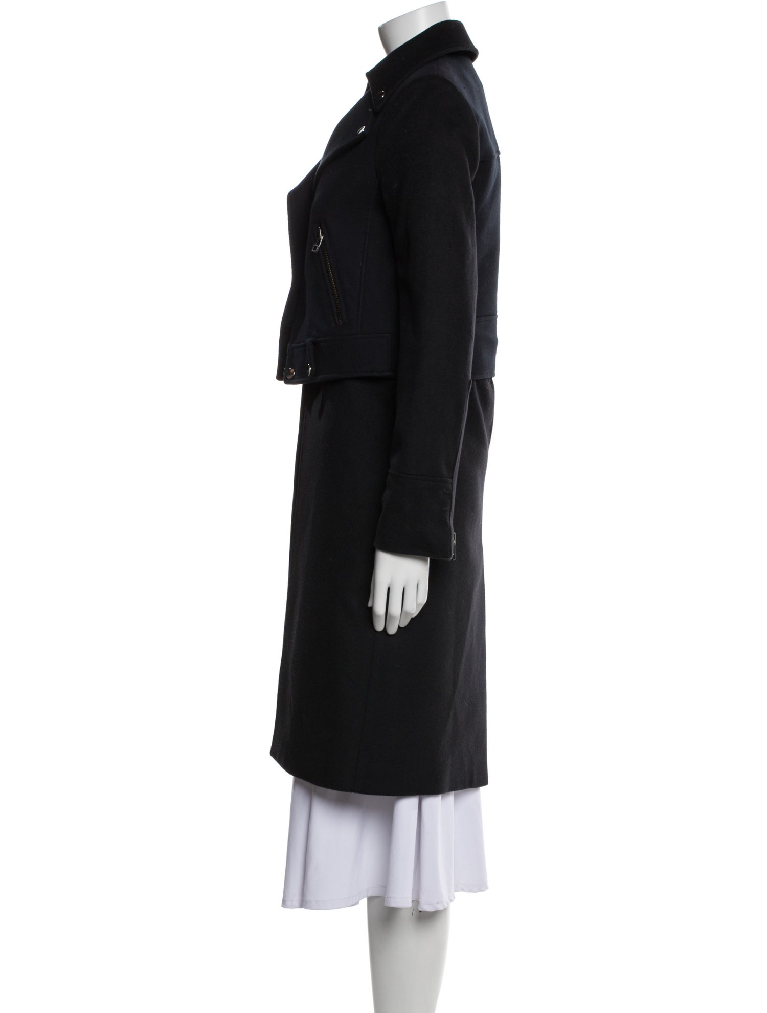 Veronica Beard Virgin Wool Trench Coat