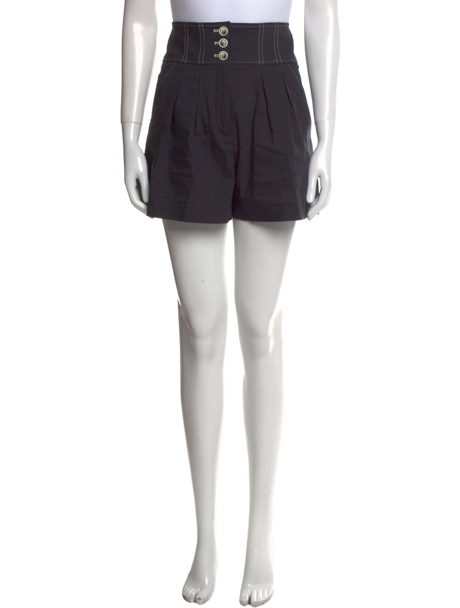 Veronica Beard Linen Mini Shorts