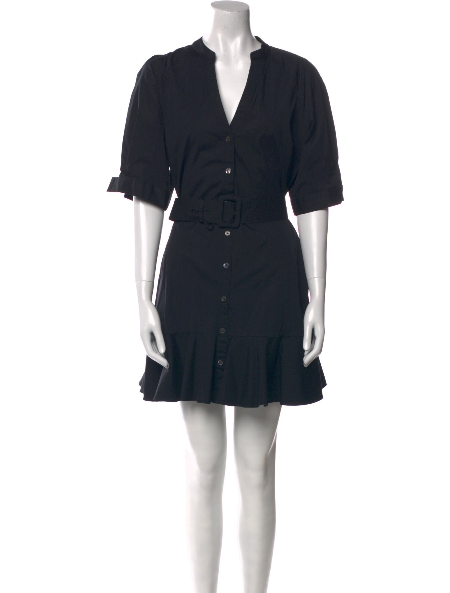 Veronica Beard V-Neck Mini Dress