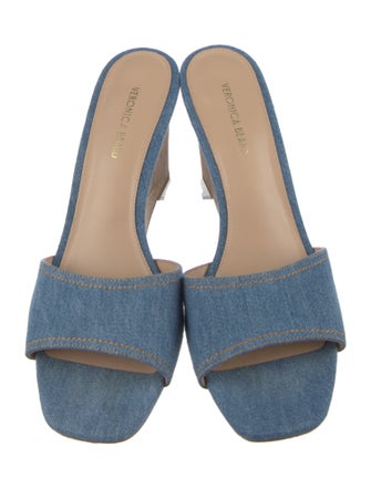Veronica Beard Denim Slides