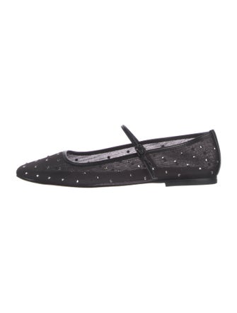 Veronica Beard Mesh Mary Jane Flats