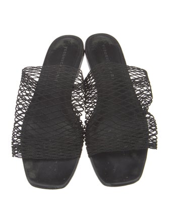 Veronica Beard Leather Slides