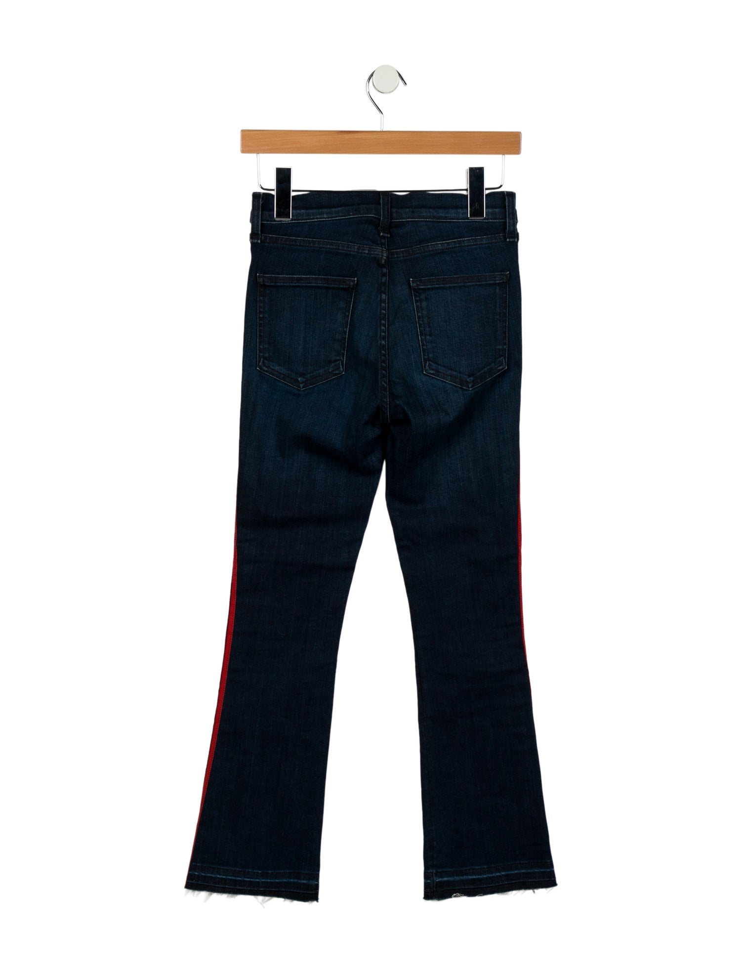 Veronica Beard Mid-Rise Straight Leg Jeans