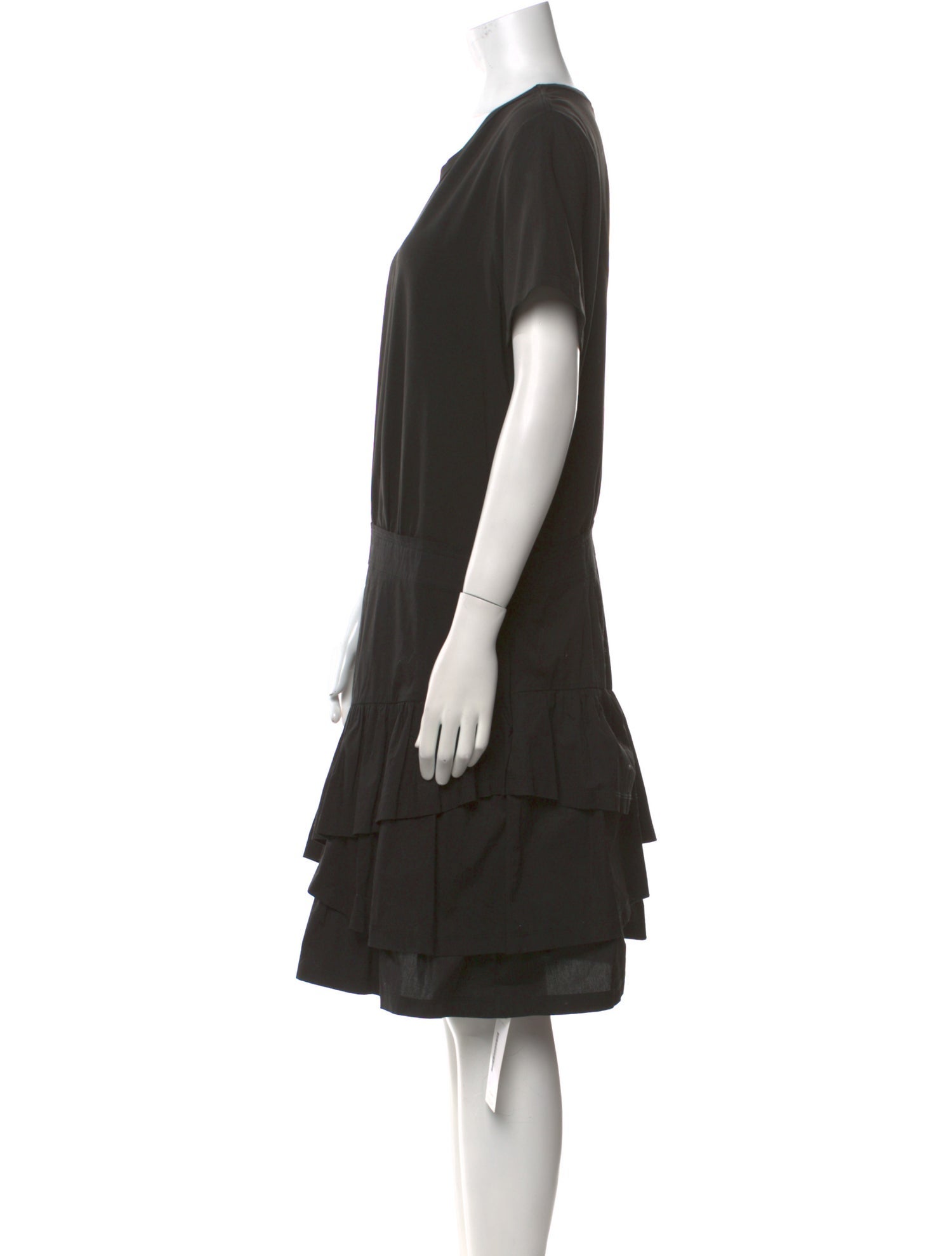 Veronica Beard Scoop Neck Knee-Length Dress