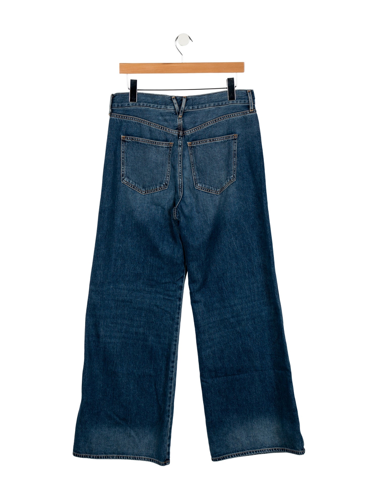 Veronica Beard High-Rise Wide Leg Jeans