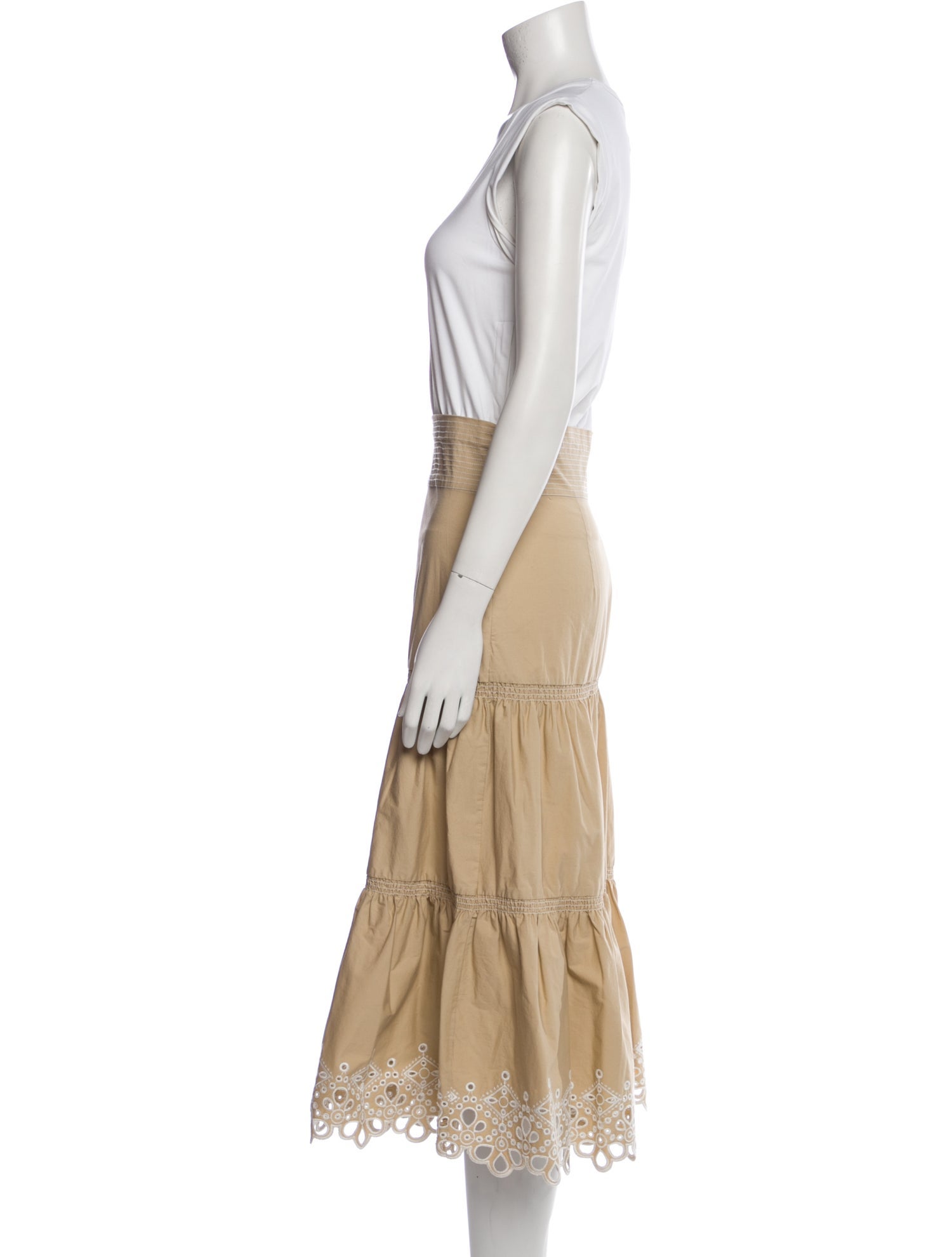 Veronica Beard Scoop Neck Knee-Length Dress