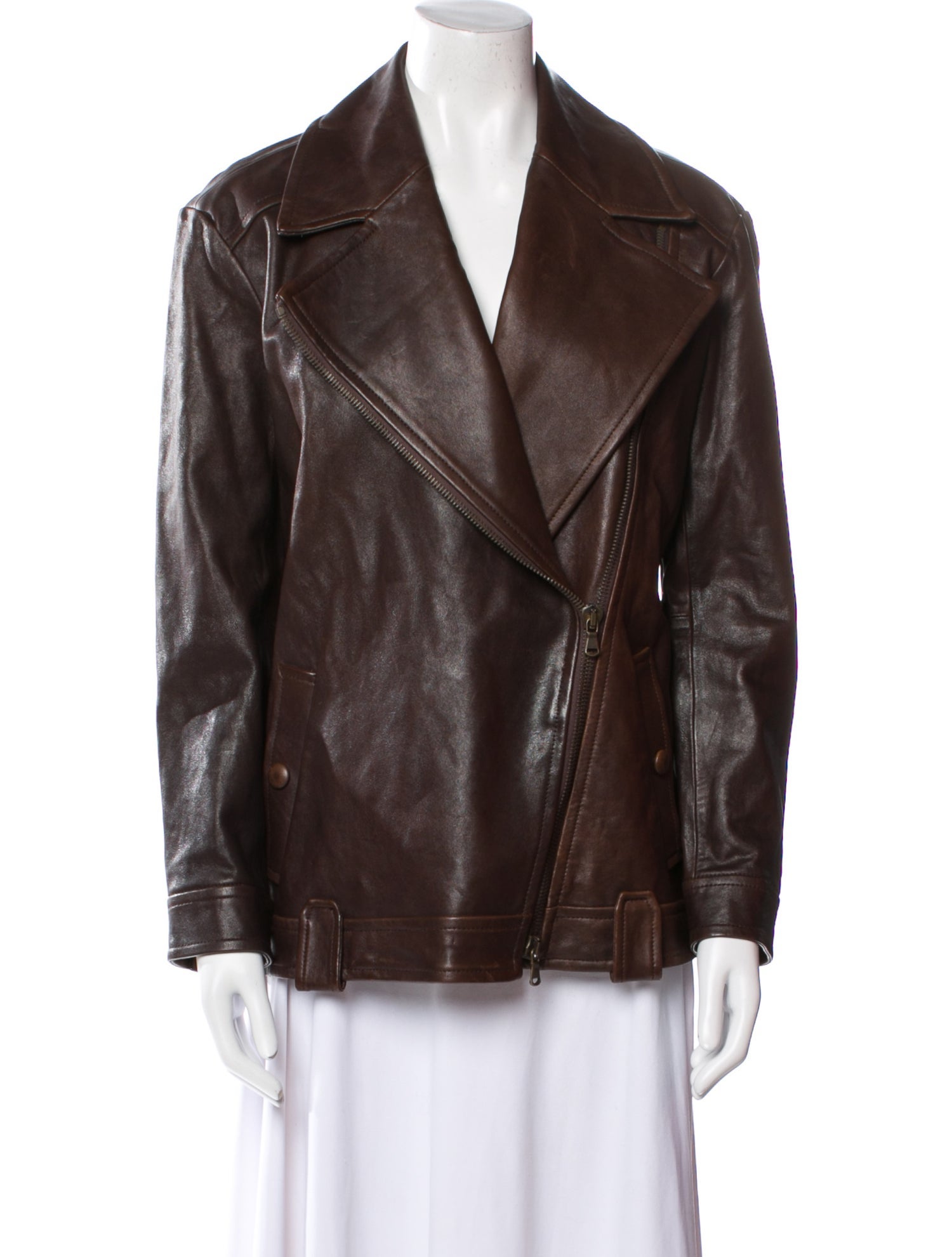 Veronica Beard Leather Biker Jacket