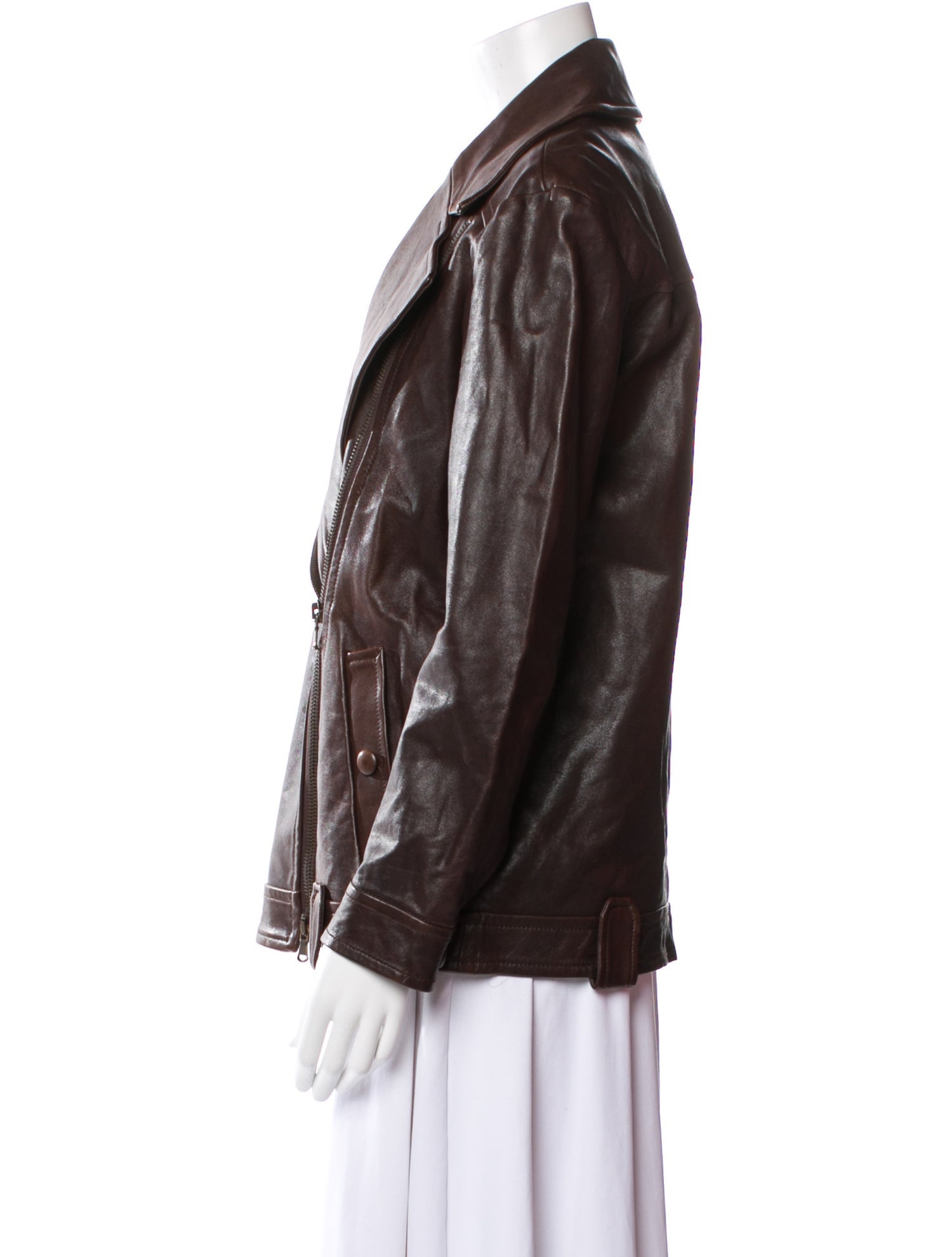 Veronica Beard Leather Biker Jacket
