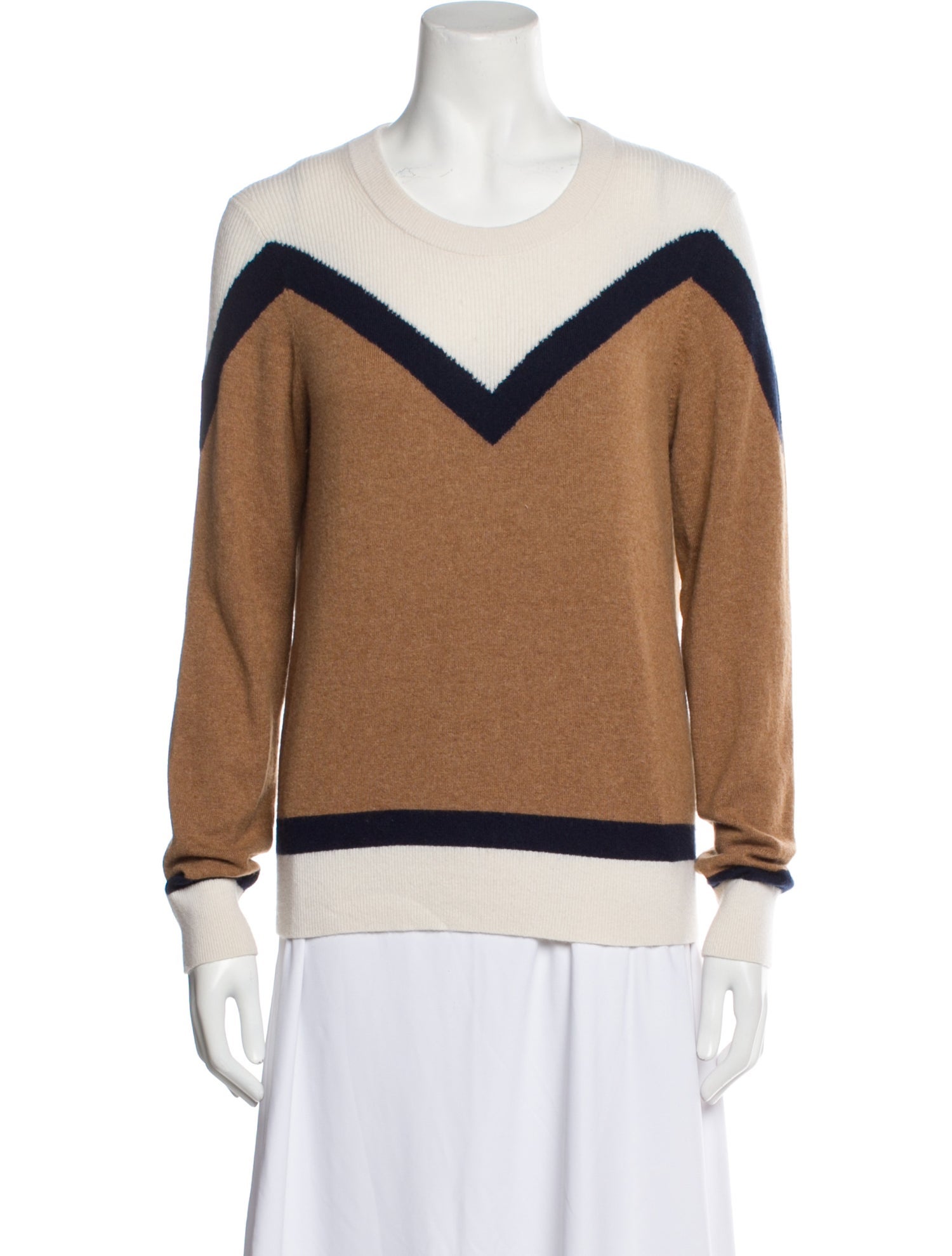 Veronica Beard Cashmere Striped Sweater