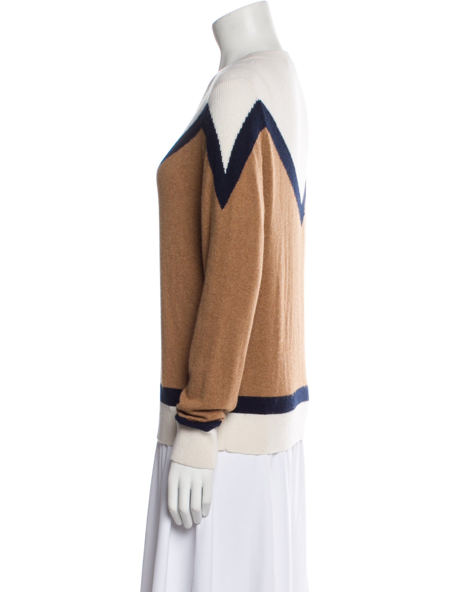 Veronica Beard Cashmere Striped Sweater