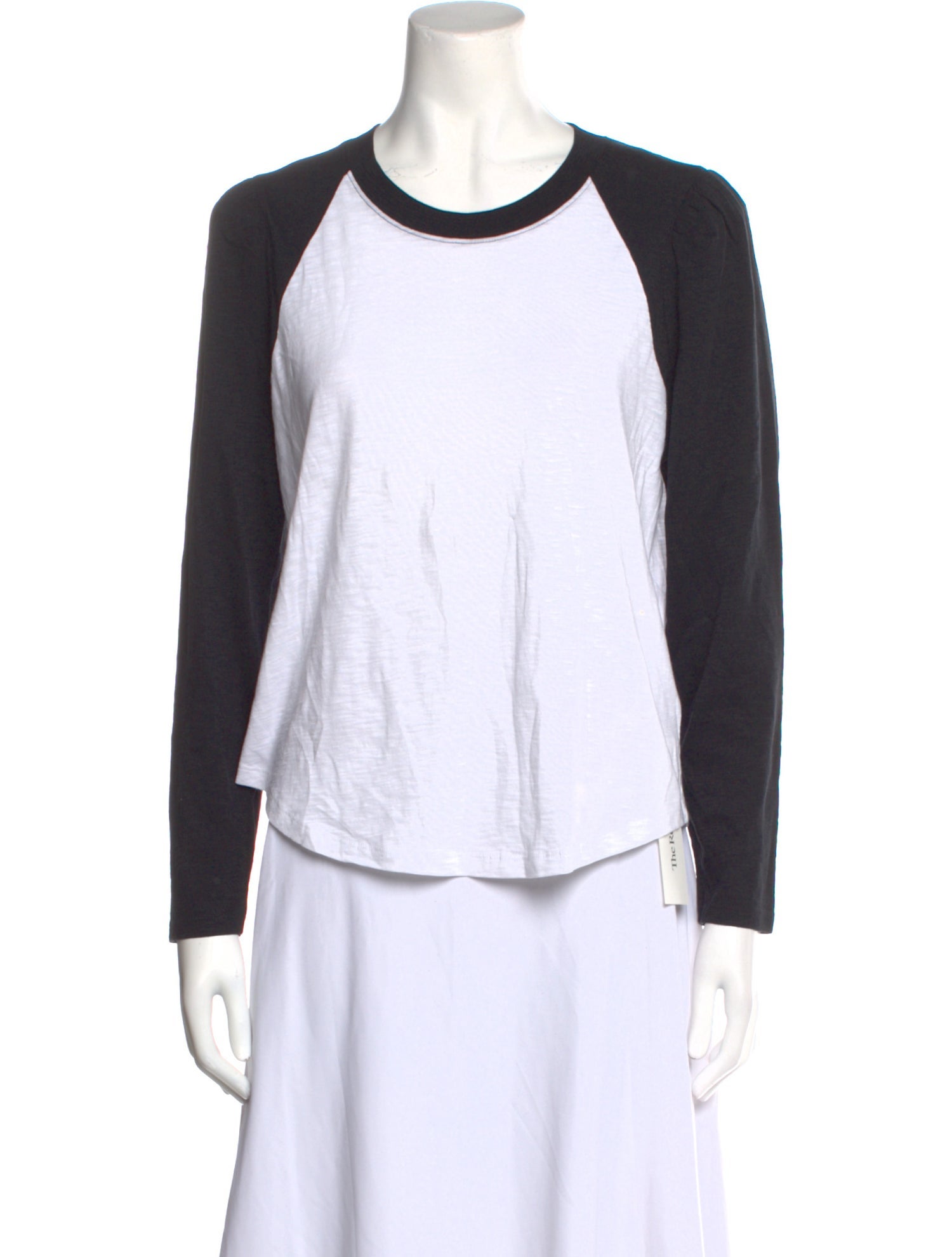 Veronica Beard Crew Neck Long Sleeve Top