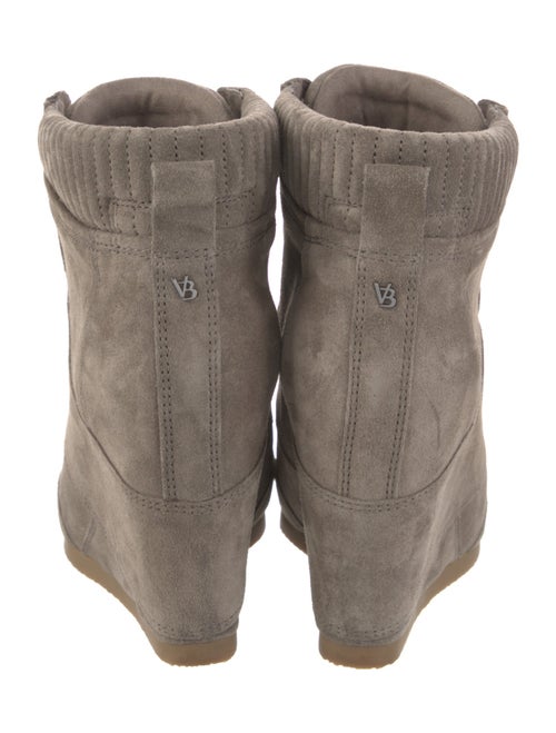 Veronica Beard Suede Lace-Up Boots