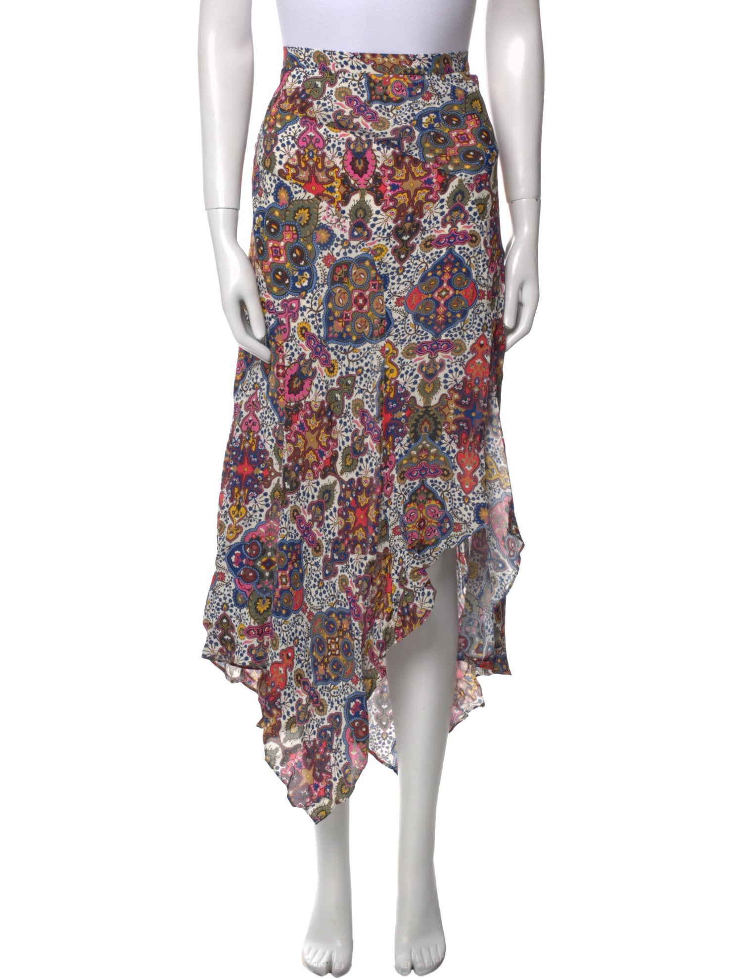 Veronica Beard Floral Print Midi Length Skirt w/ Tags