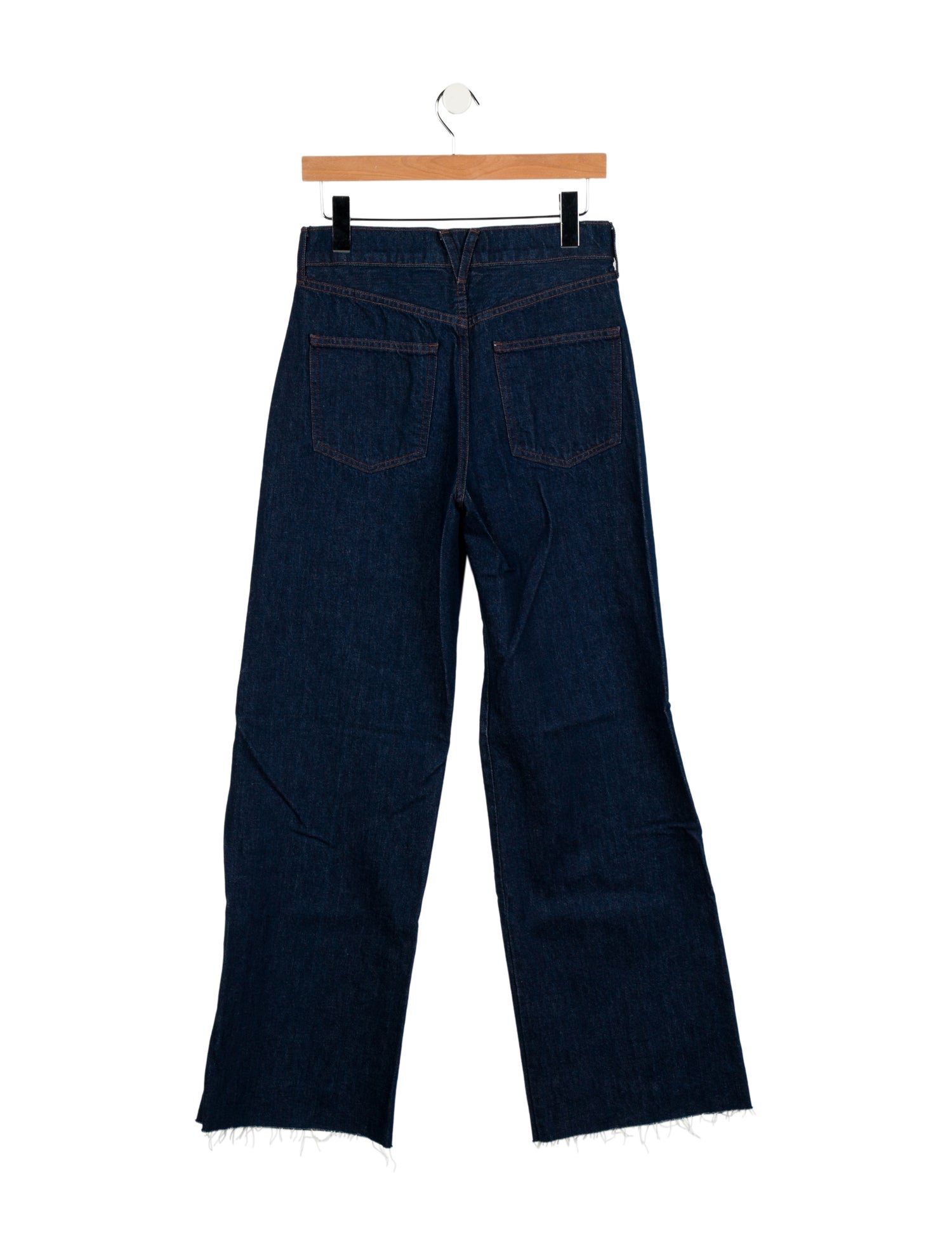 Veronica Beard High-Rise Wide Leg Jeans