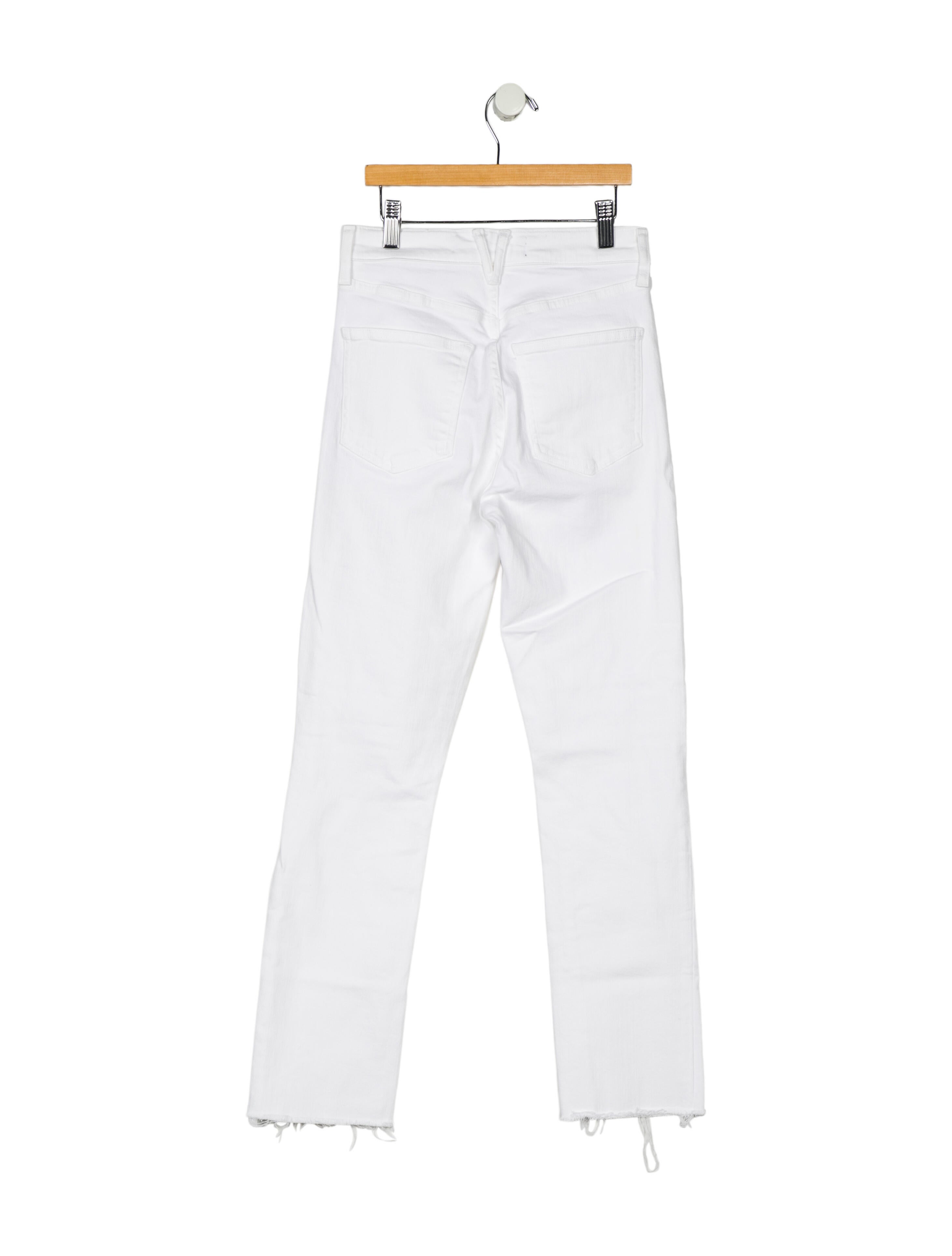 Veronica Beard Mid-Rise Straight Leg Jeans
