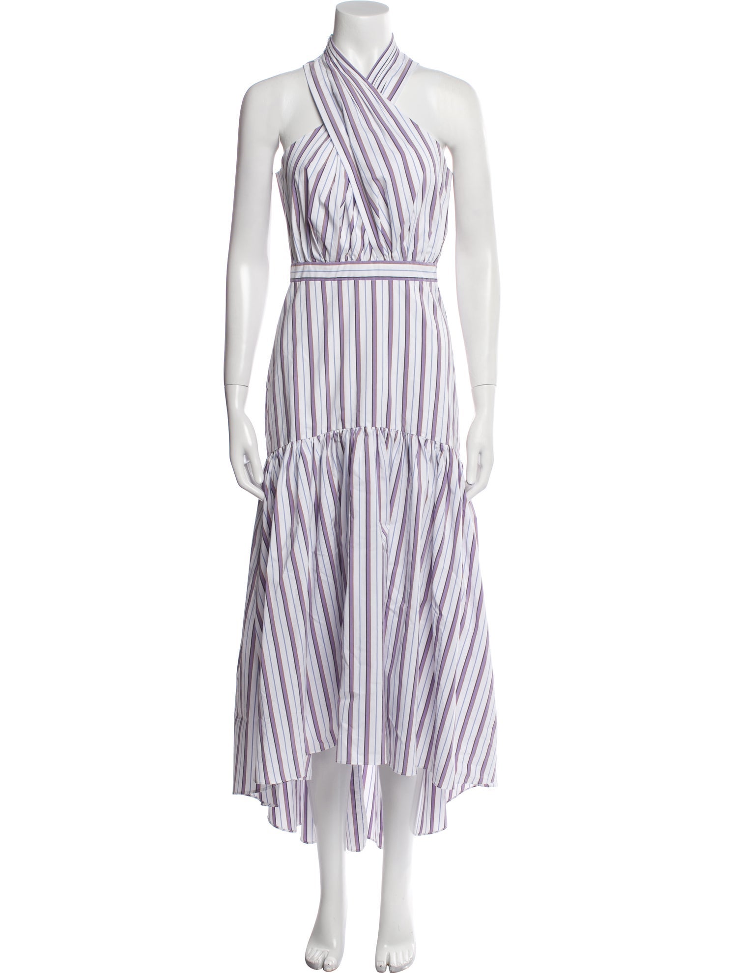 Veronica Beard Striped Long Dress